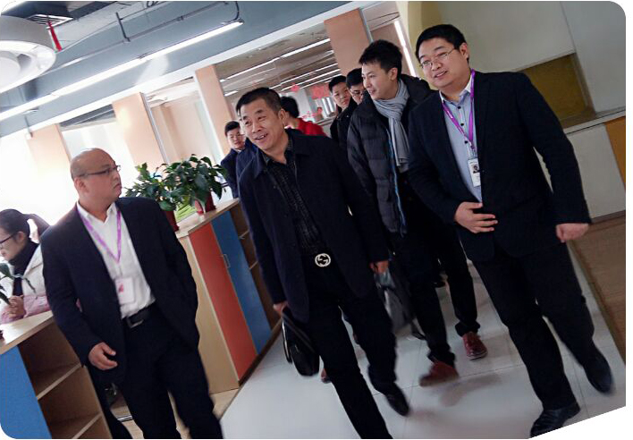 金瑞龍匯鑫控股集團領(lǐng)導層來我司參觀考察